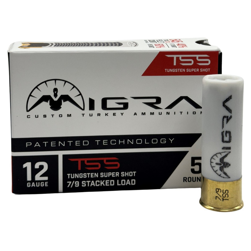 Migra Custom Turkey 12 Ga 3" 2 Oz TSS Box 5 Rd in Shot Size 7 & 9 Ammo Size